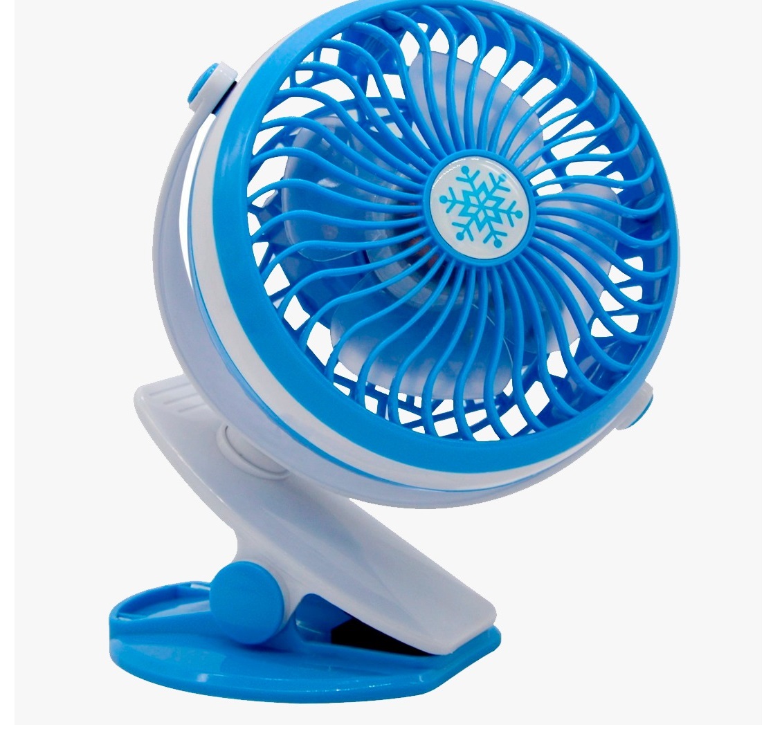 Mini Ventilador De Gancho Recargable