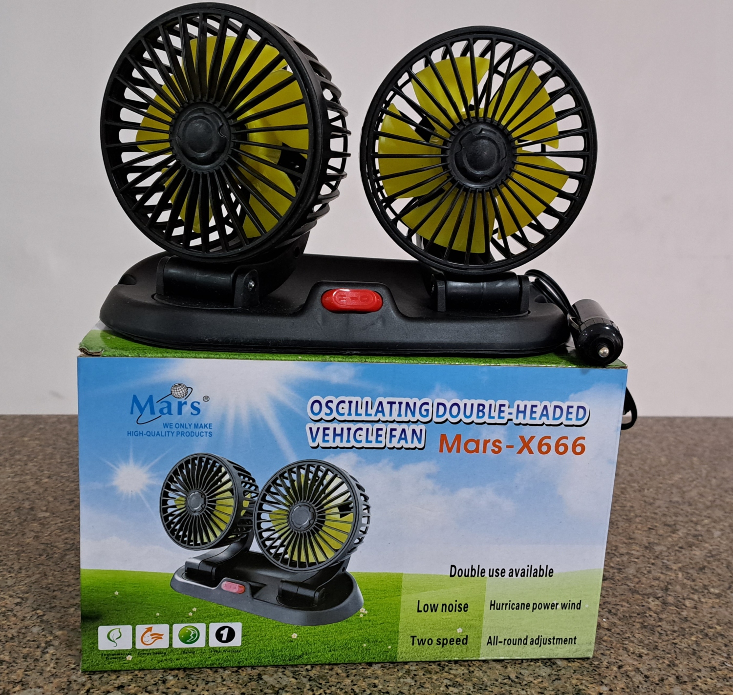 Ventilador doble refrigerante para carro