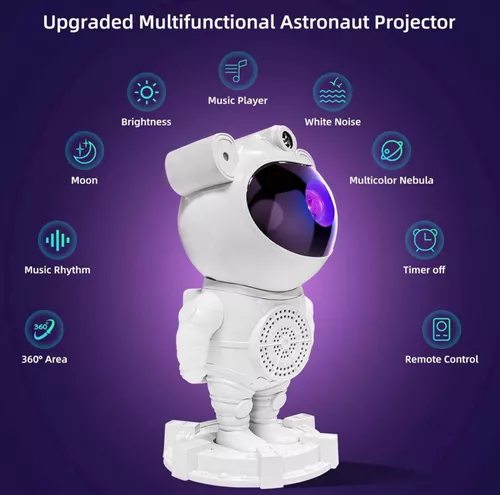 Proyector Astronauta Con Bluetooth