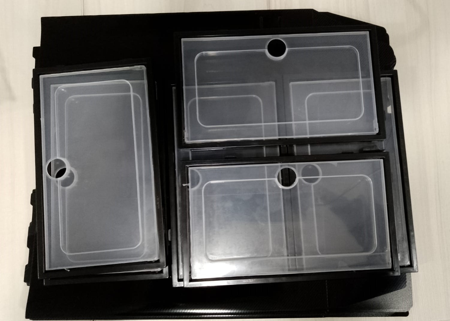 Caja zapatos apilable x 6