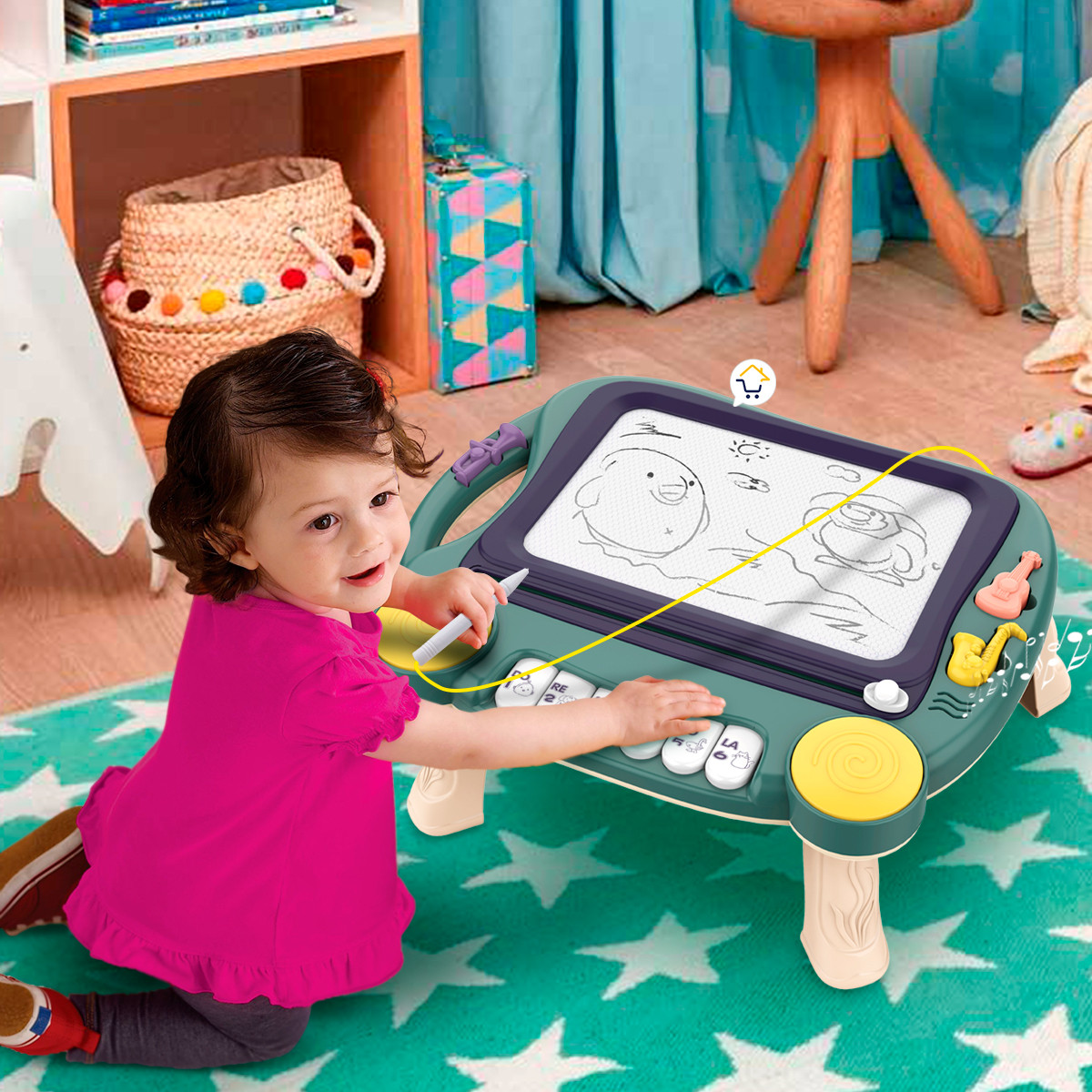 Mesa Tablero Mágico Piano Musical 639