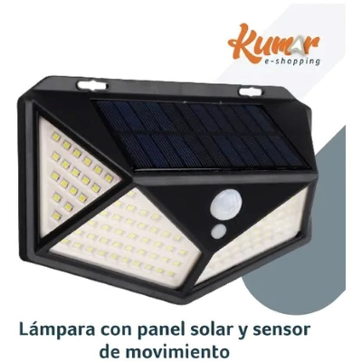Lampara solar exterior recargable