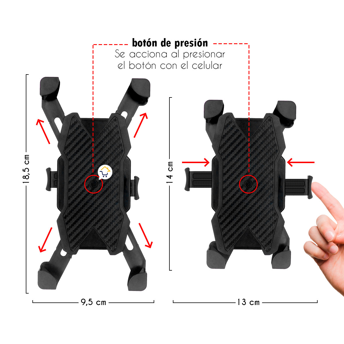 Soporte Universal Bicicleta Moto Para Ce - Imagen 3