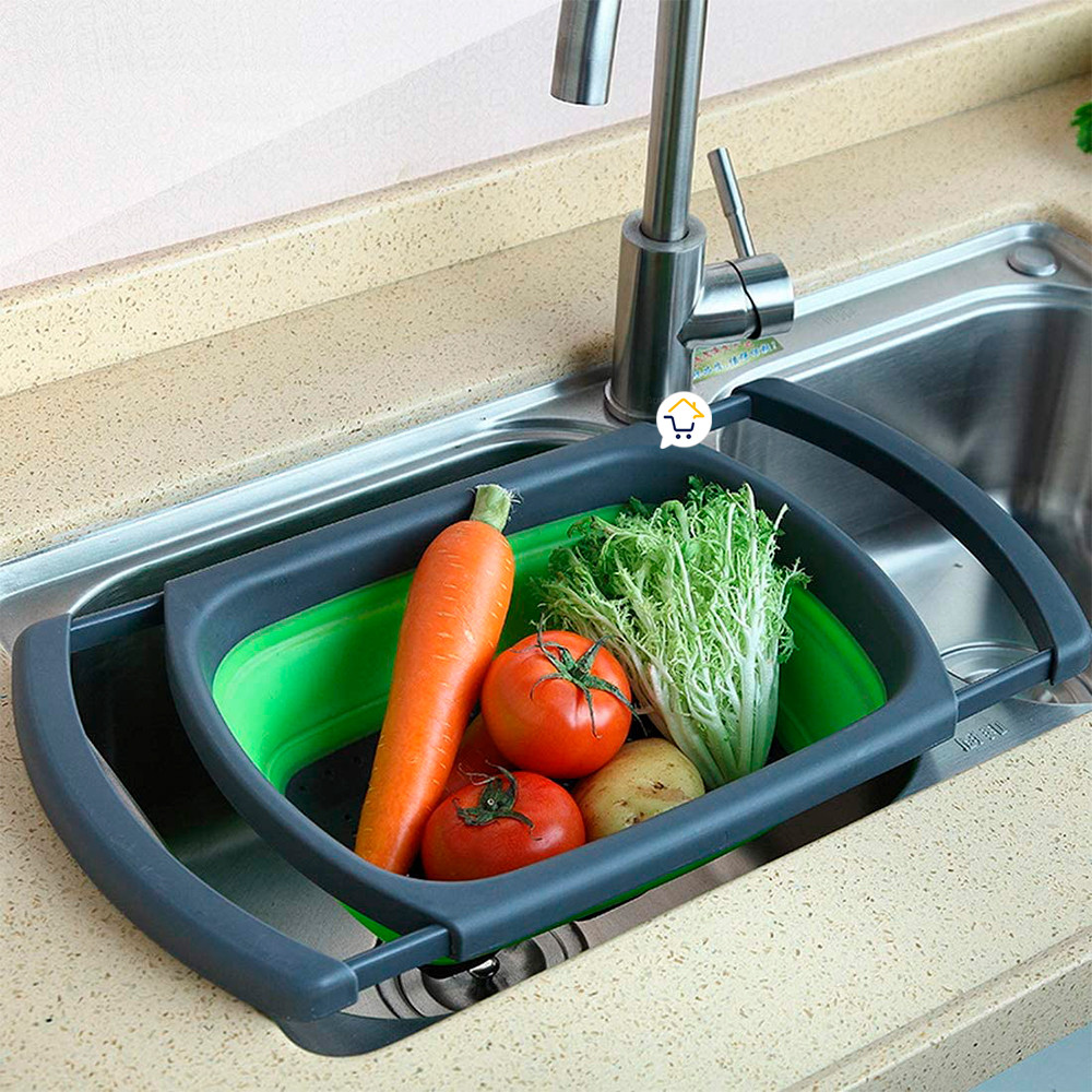 Colador Silicona Plegable ELD6111