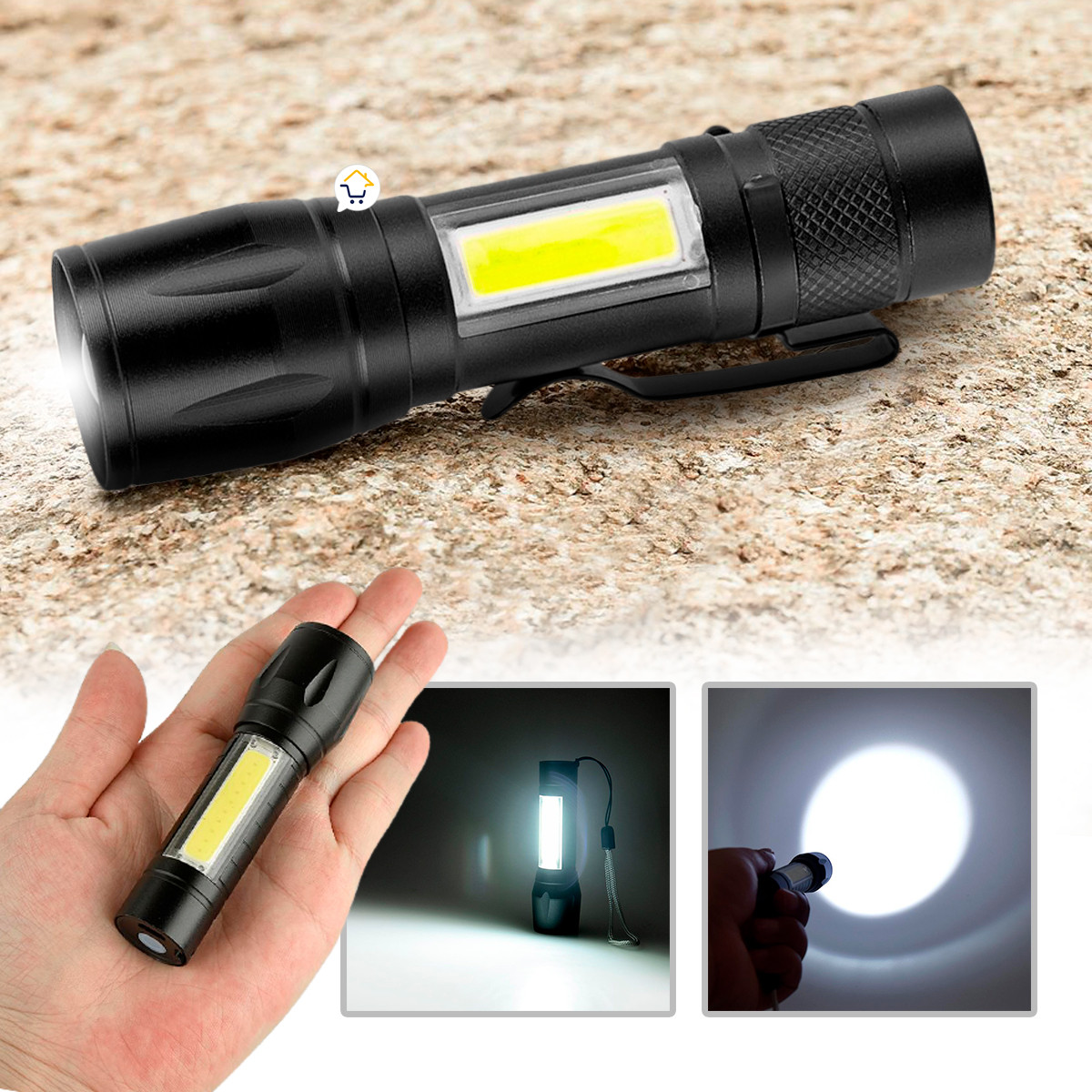 Mini Linterna LED Recargable Luz 511