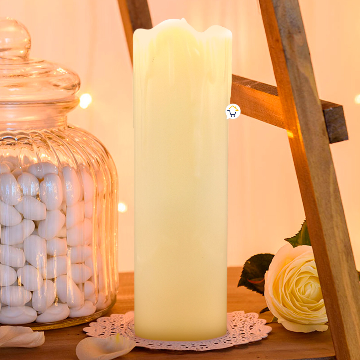 Vela LED Decorativa Navidad MJ-021