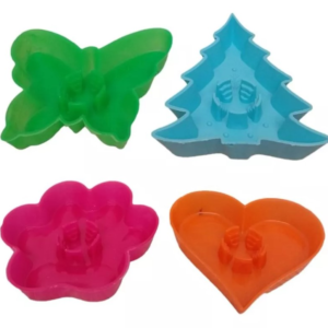 Porta Velas Navideños Formas figurasx12u