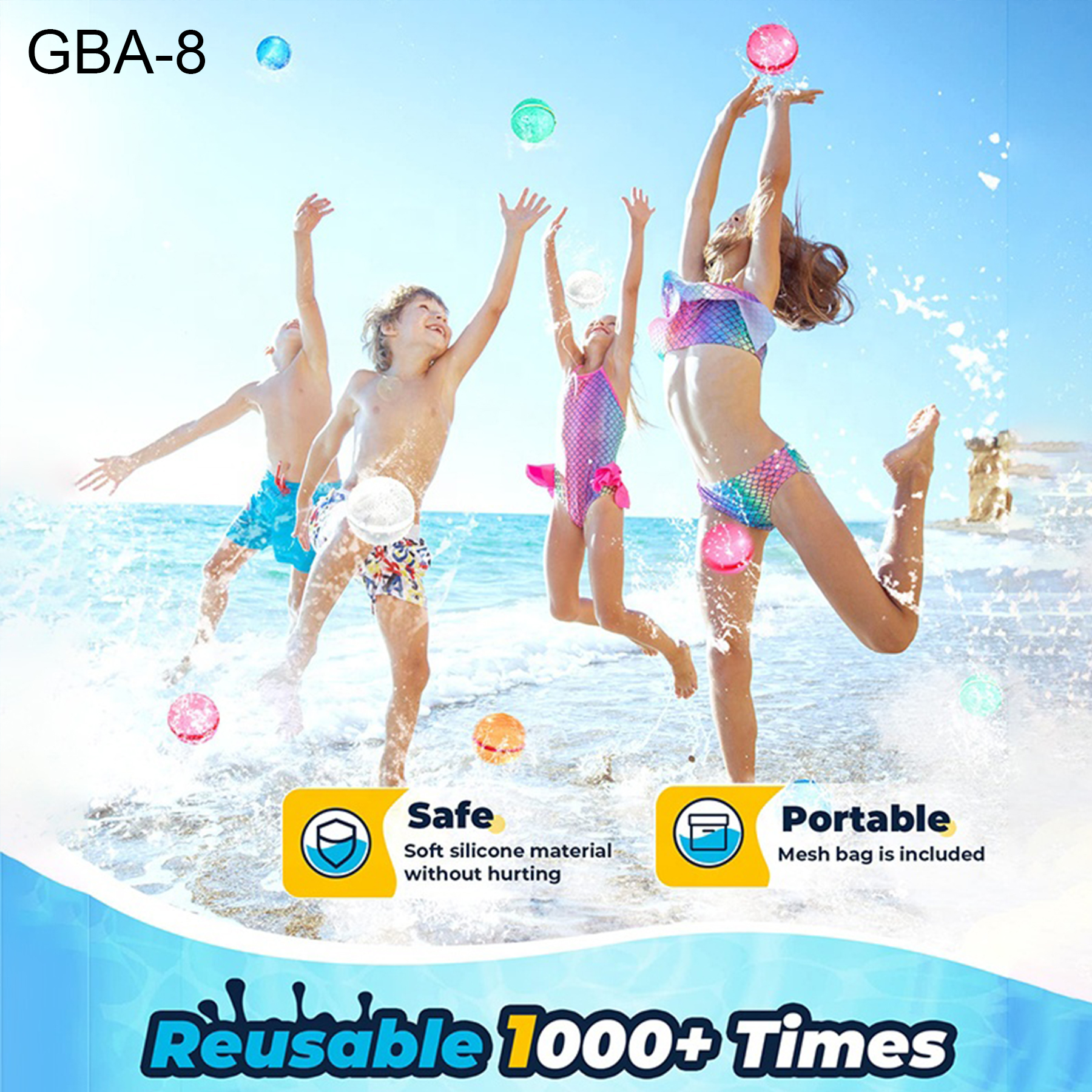 GBA-8 GLOBO BOMBA DE AGUA RECARGABLE