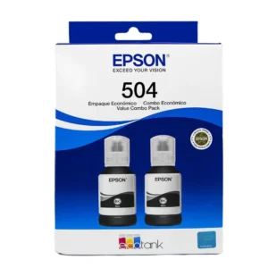 Kit Epson 2 Botellas 504 Negra