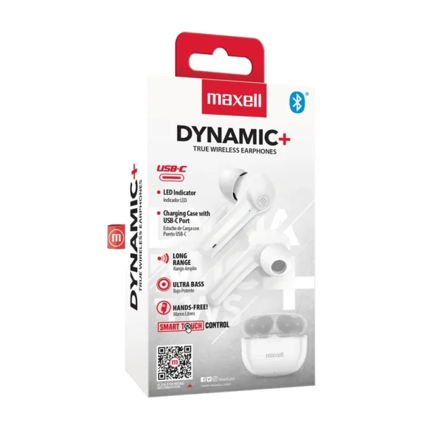 Audifono MAXELL Inalambricos Bluetooth In Ear TWS Dynamic Blanco - Imagen 5