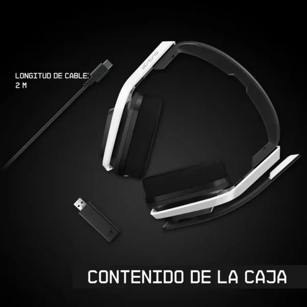 Audífonos de Diadema ASTRO Inalámbricos Over Ear A20 2da Gen Gaming Play Azul/Blanco - Imagen 7