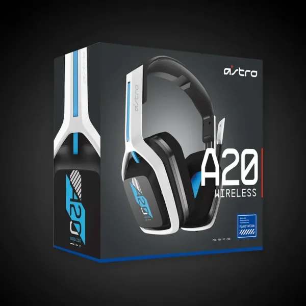 Audífonos de Diadema ASTRO Inalámbricos Over Ear A20 2da Gen Gaming Play Azul/Blanco - Imagen 8