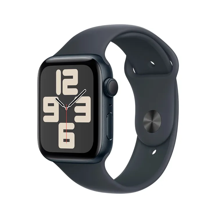 Apple Watch SE GPS de 44 mm Caja de Aluminio en Azul Medianoche, Correa Deportiva Azul Medianoche Talla S|M