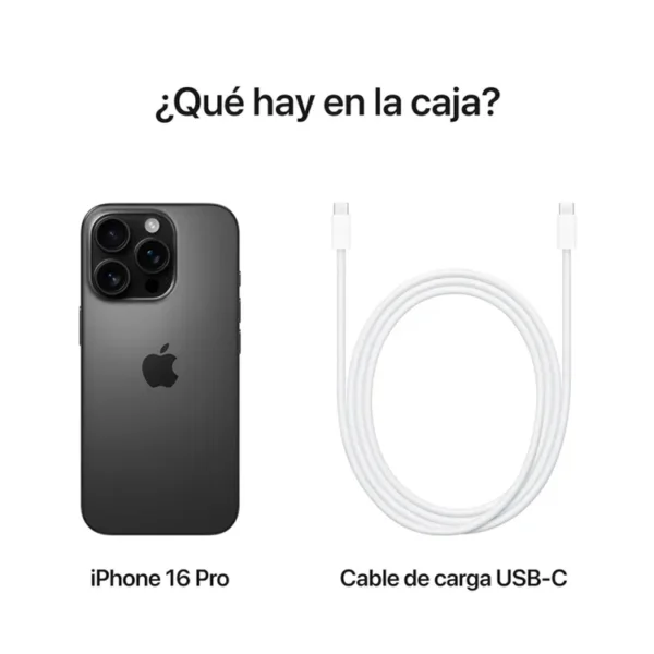 iPhone 16 Pro 1TB Titanio Negro - Imagen 3