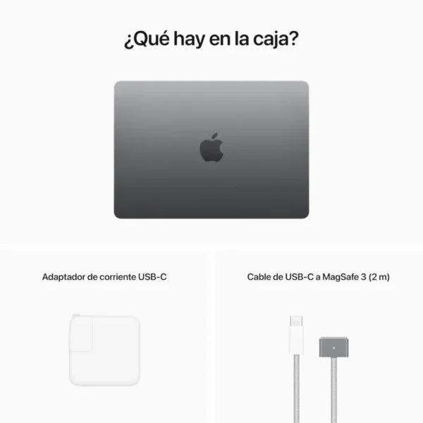 MacBook Air 13" Pulgadas Chip M2 CPU 8 núcleos GPU 8 núcleos - RAM 16GB - SSD 256GB - Gris Espacial - Imagen 10