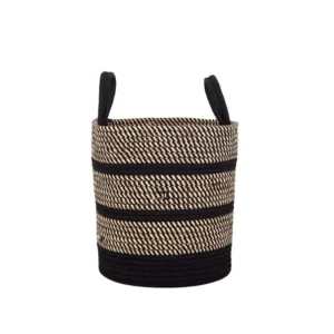 Canasto / Cesto Pequeño FREE HOME Trenzado Algodón / Poliester 28 x 28 cm