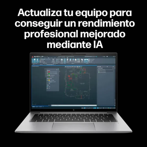 Computador Portátil HP Zbook 14" Pulgadas FireFly G11 - Intel Core Ultra 7 - RAM 32GB - Disco SSD 1 TB  - Plateado - Imagen 6