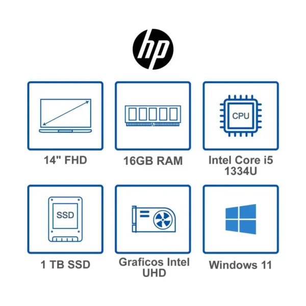Computador Portátil HP ProBook 14" Pulgadas PB440 G10 Táctil -  Intel Core i5 - RAM 16GB - Disco SSD 1 TB  - Plateado - Imagen 10