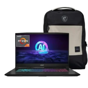 Computador Portátil Gamer MSI Katana 15.6" Pulgadas AI B8VF - AMD Ryzen 7 - RAM 16GB - Disco SSD 512GB - Negro