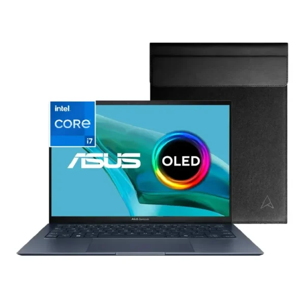 Computador Portátil ASUS Zenbook S13 OLED 13.3" Pulgadas UX5304MA - Intel Core Ultra 7 155U - RAM 32GB - Disco SSD 1 TB SSD - Azul