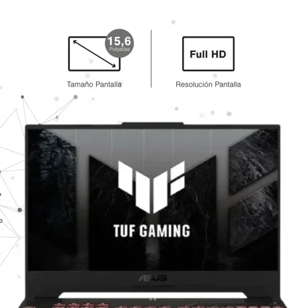 Computador Portátil Gamer ASUS TUF 15.6" Pulgadas FA507NUR - AMD Ryzen 7 - RAM 16GB - Disco SSD 512 GB - Gris - Imagen 3