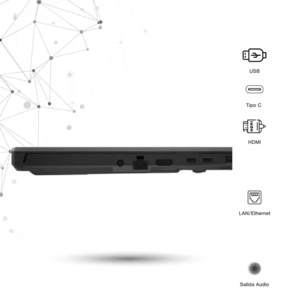 Computador Portátil Gamer ASUS TUF 15.6" Pulgadas FA507NUR - AMD Ryzen 7 - RAM 16GB - Disco SSD 512 GB - Gris - Imagen 6