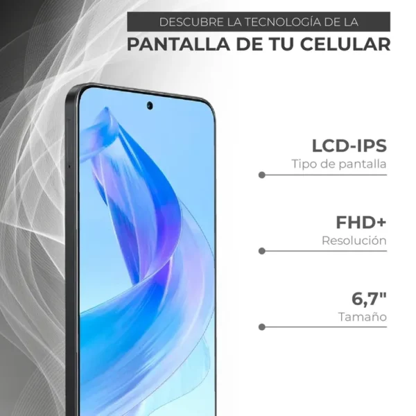 Celular HONOR 90 LITE 256GB 5G Negro - Imagen 7