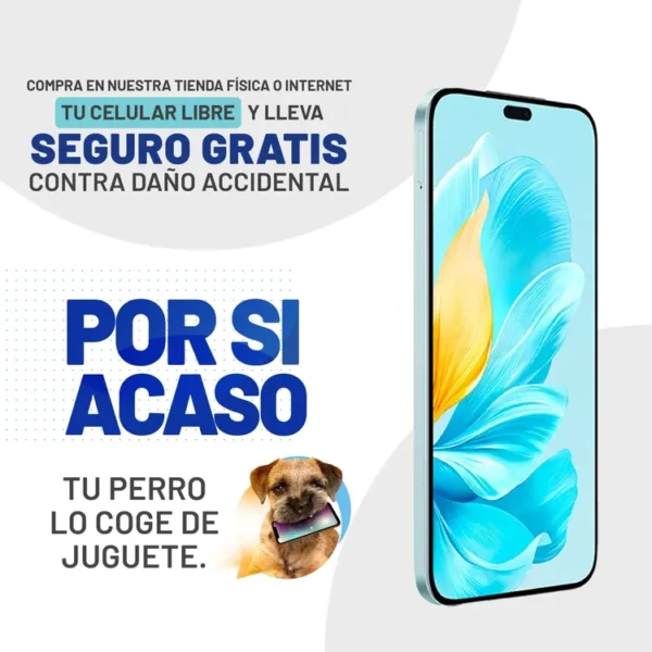 Celular HONOR 200 Lite 256GB 5G Azul - Imagen 2