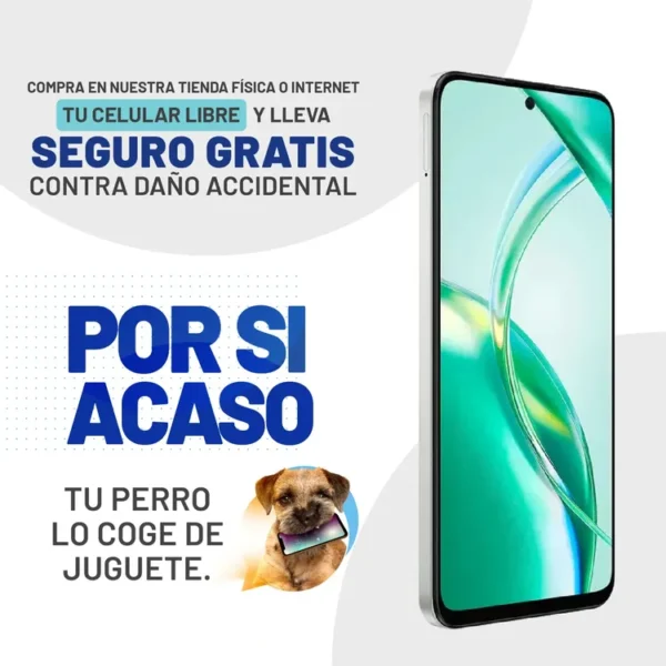 Celular HONOR 200 SMART 256G 5G Blanco - Imagen 2