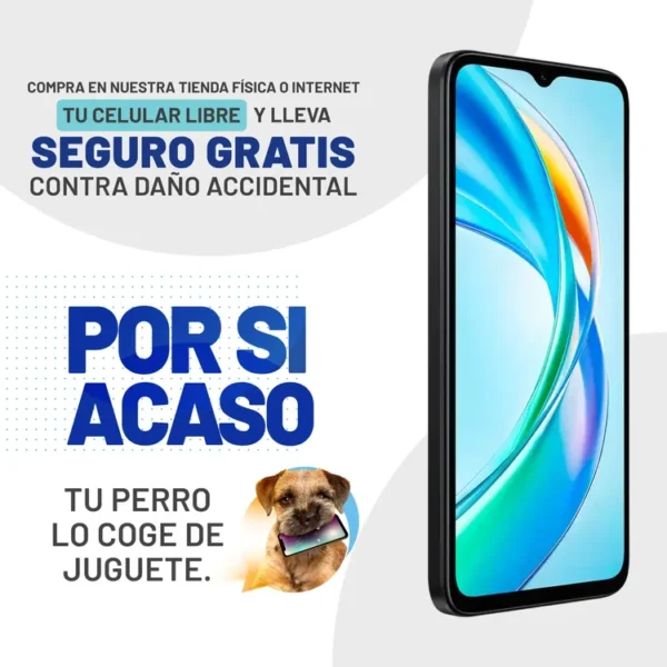 Celular HONOR X5b Plus 256GB Negro - Imagen 2