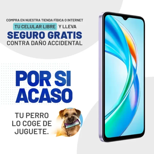 Celular HONOR X5b Plus 256GB Purpura - Imagen 2