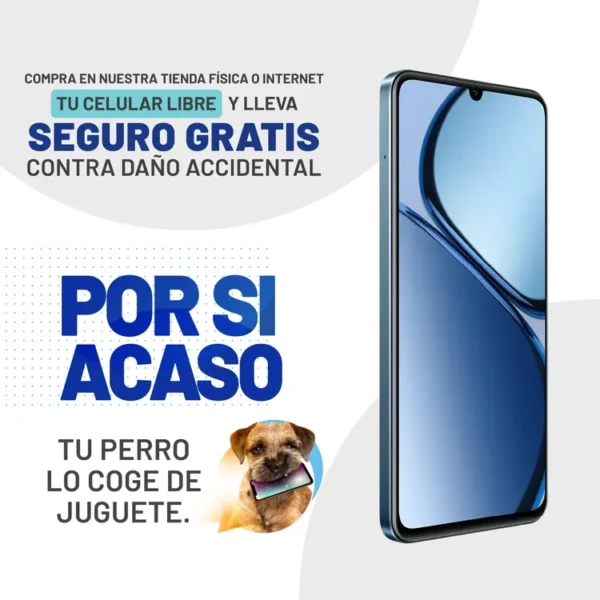Celular REALME C63 256GB 4G Azul - Imagen 2