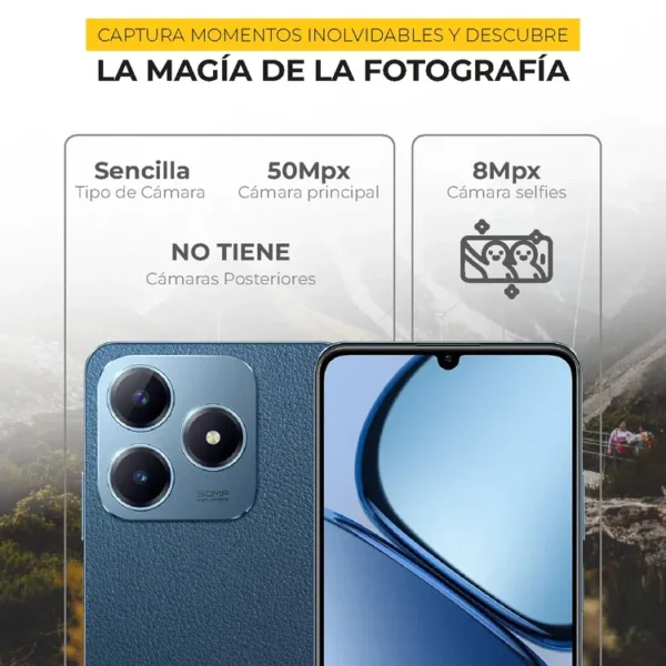 Celular REALME C63 256GB 4G Azul - Imagen 4
