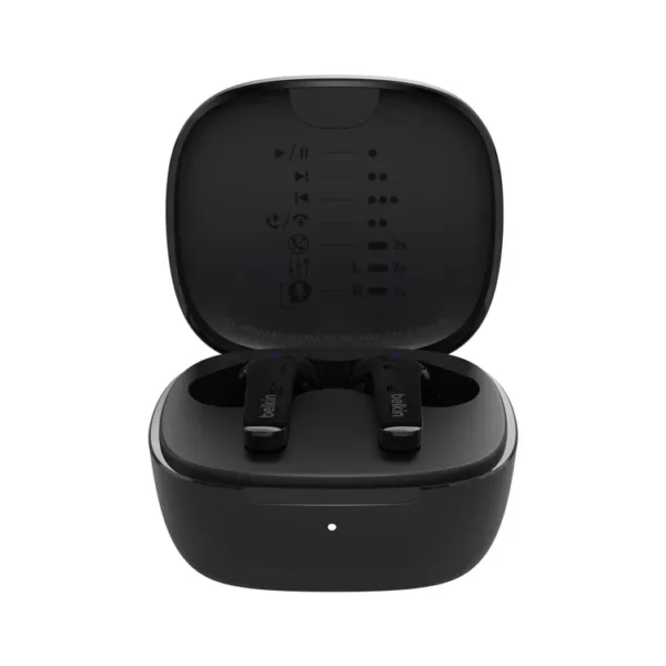 Audífonos BELKIN inalámbricos Bluetooth cancelación de ruido In Ear Motion Negro + estuche de carga - Imagen 2