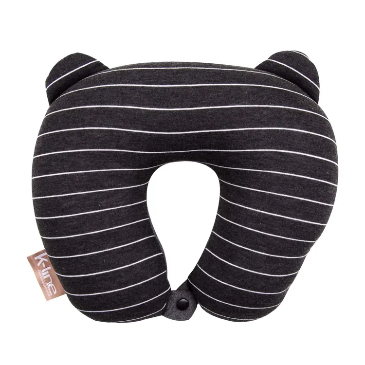 Cojín Infantil Relajante K-LINE Orejas Gris Oscuro 27 x 28 cm