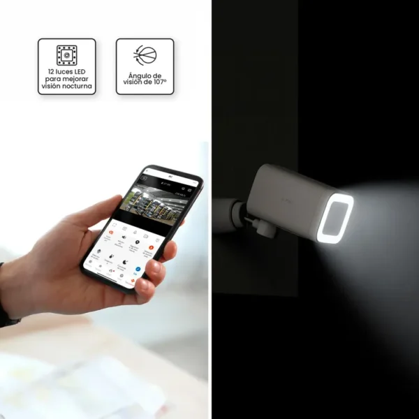 Cámara de Seguridad Exterior VTA+ Square WiFi con Rotación - Imagen 6