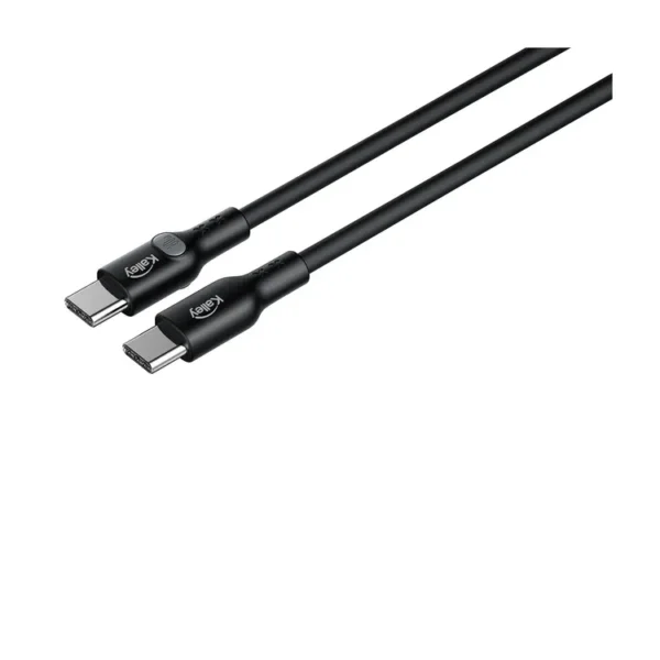 Cable KALLEY USB-C a USB-C de 2.0 Metros Negro - Imagen 4