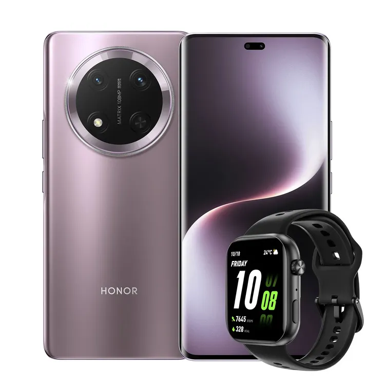 Celular HONOR Magic 7 Lite 512GB 5G Purpura + Reloj