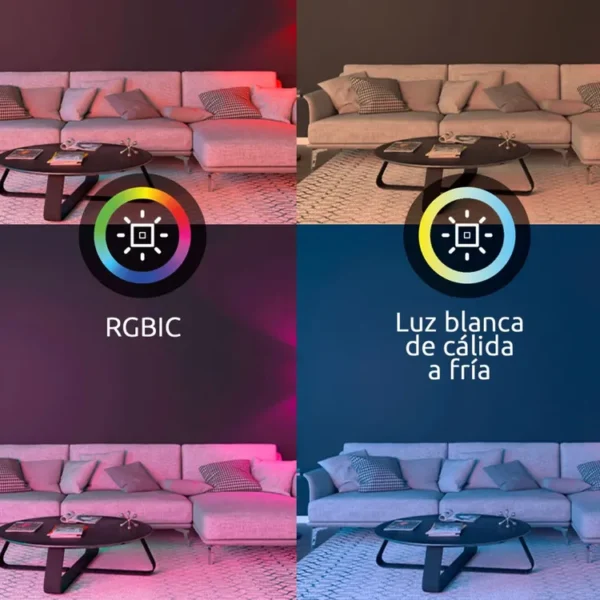 Lámpara de Luces LED NEXXT Inteligente Smart RGBIC - Imagen 10
