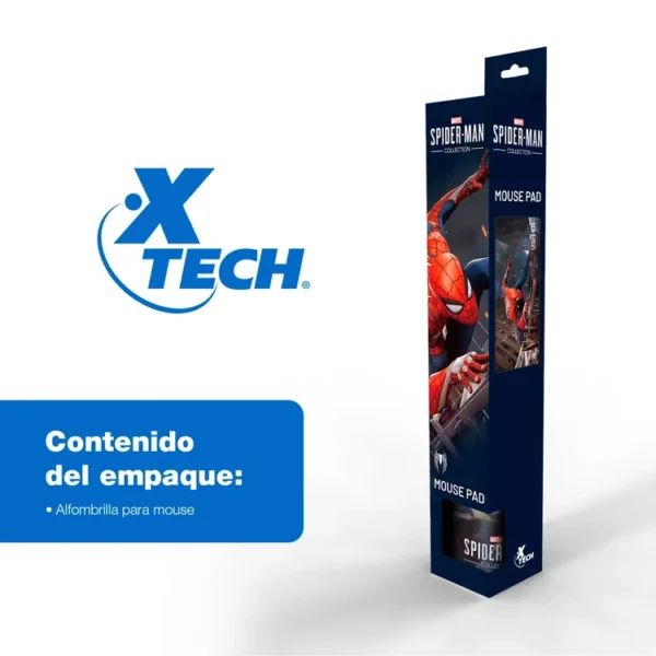 Pad Mouse XTECH Tamaño XXL Marvel Spider Man Multicolor - Imagen 10