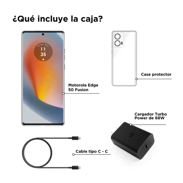 Celular MOTOROLA Edge 50 Fusion 256GB Azul - Imagen 3