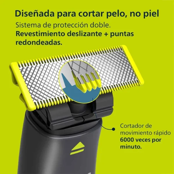 Afeitadora PHILIPS One Blade QP1424 Gris - Imagen 5