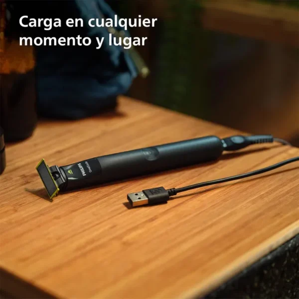 Afeitadora PHILIPS One Blade QP1424 Gris - Imagen 8