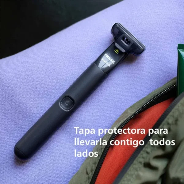 Afeitadora PHILIPS One Blade QP1424 Gris - Imagen 10