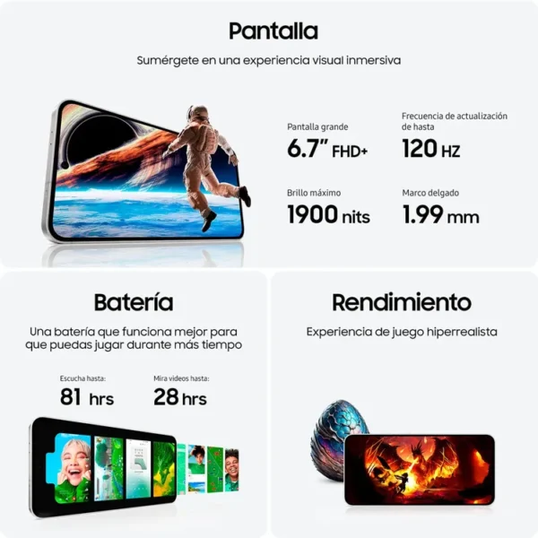 Celular SAMSUNG Galaxy S24FE 256GB 5G Azul - Imagen 10