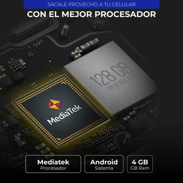 Celular SAMSUNG Galaxy A06 128GB Azul - Imagen 6
