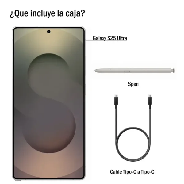 Celular SAMSUNG S25Ultra 256GB 5G Blanco Plata + Audifonos - Imagen 4