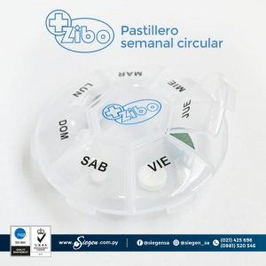 Pastillero semanal giratorio