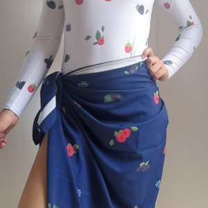 Vestido de baño entero manga larga