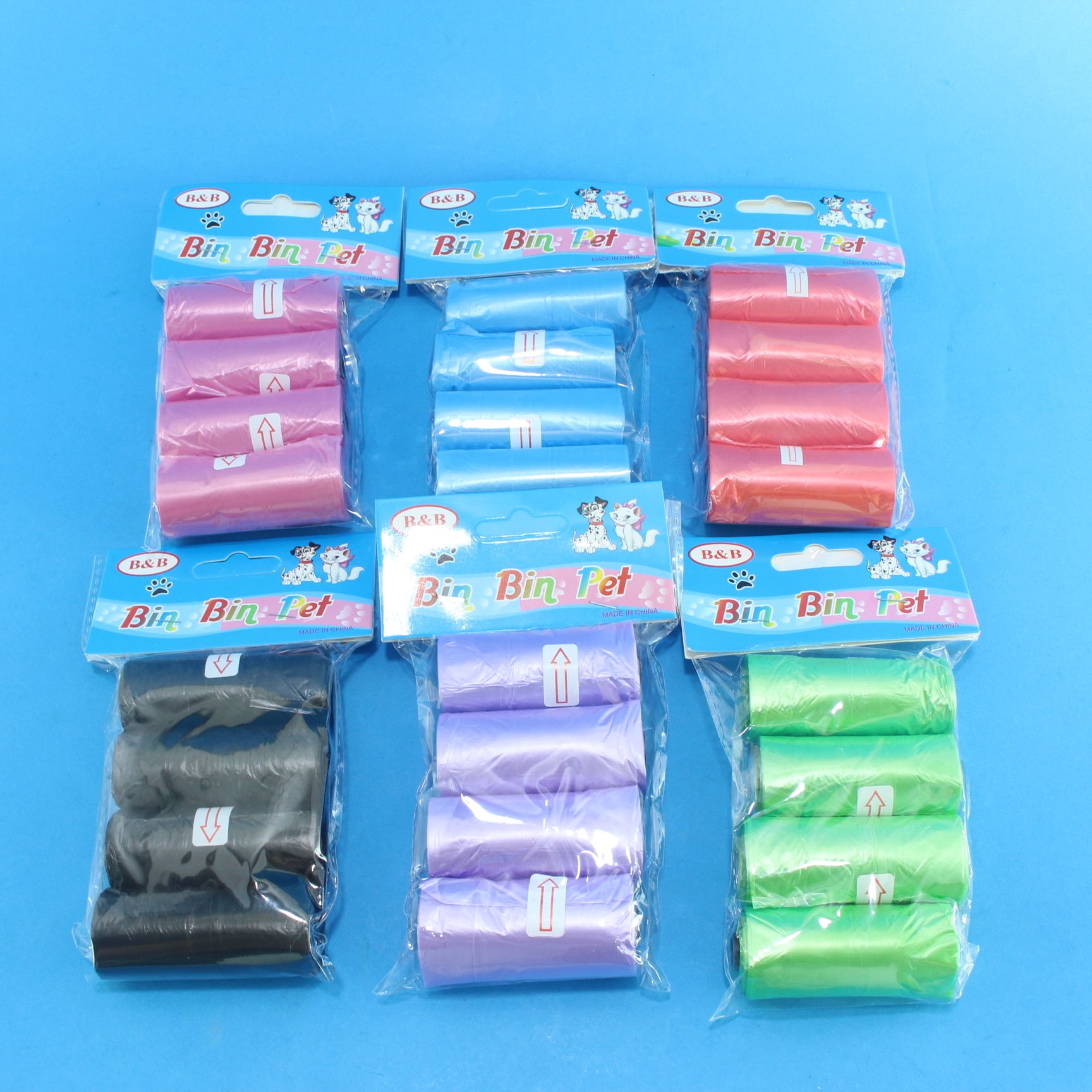 Set bolsa de basura para mascotas por 4